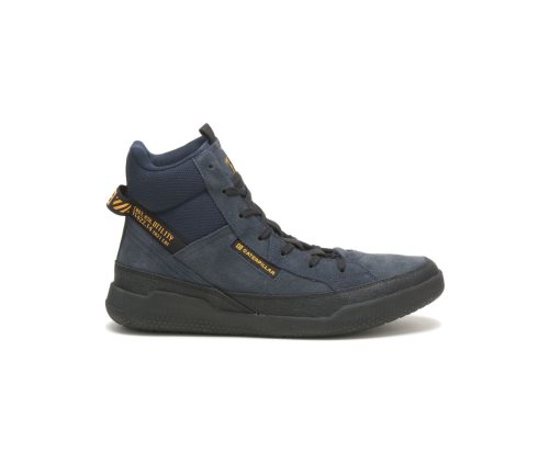 Caterpillar CAT CODE Hex Hi Utility Men's Sneakers Navy | CAT-724CM