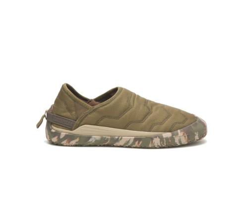 Caterpillar CAT Crossover Slip On Men's Casual Shoes Dark Olive | CAT-829KO