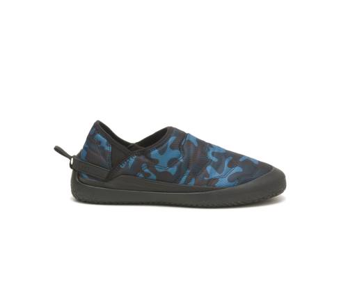 Caterpillar CAT Crossover Slip On Men's Casual Shoes Blue Camo | CAT-838KO