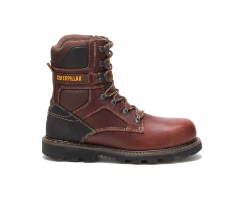 Caterpillar CAT Indiana 2.0 Steel Toe Men's Work Boots Brown | CAT-574NO