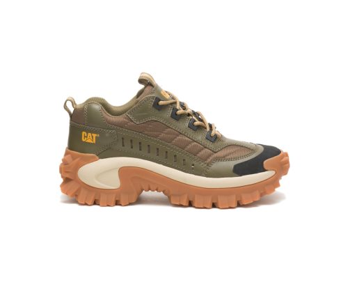 Caterpillar CAT Intruder Shoe Men's Casual Shoes Dark Olive / Brown | CAT-460BA