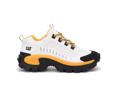 Caterpillar CAT Intruder Shoe Men's Casual Shoes White / Yellow | CAT-493ZM