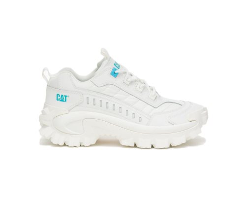 Caterpillar CAT Intruder Shoe Women's Casual Shoes Bright White / Blue | CAT-849AH