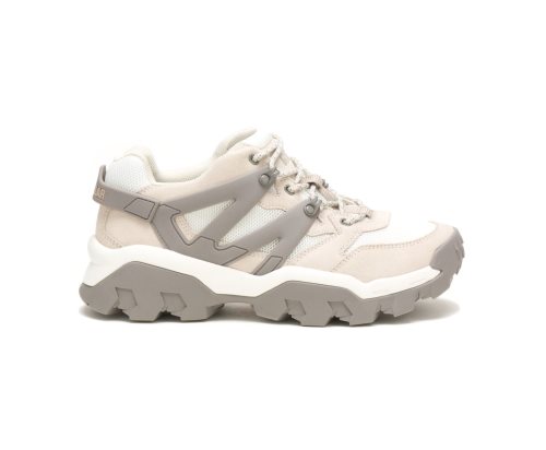 Caterpillar CAT Reactor Women's Sneakers Grey / Bright White | CAT-587FY