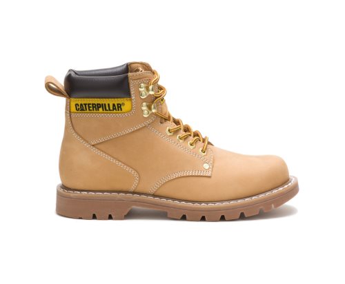 Caterpillar CAT Second Shift Men's Work Boots Brown | CAT-746IQ