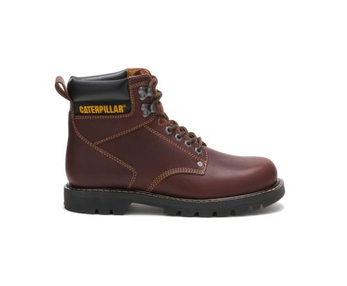 Caterpillar CAT Second Shift Men's Work Boots Brown | CAT-869EF