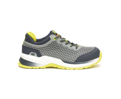 Caterpillar CAT Streamline 2.0 Composite Toe Men's Work Shoes Navy / Yellow | CAT-809KO