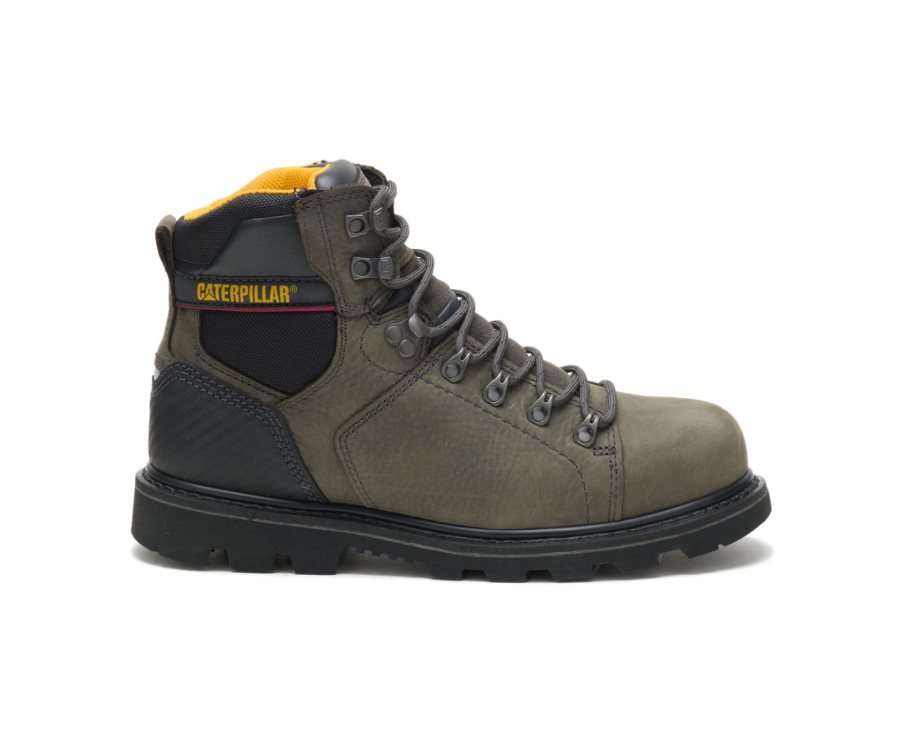 Caterpillar CAT Alaska 2.0 Men\'s Work Boots Deep Grey | CAT-180KB