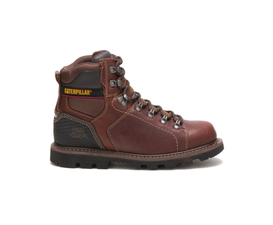 Caterpillar CAT Alaska 2.0 Men\'s Work Boots Brown | CAT-960GS