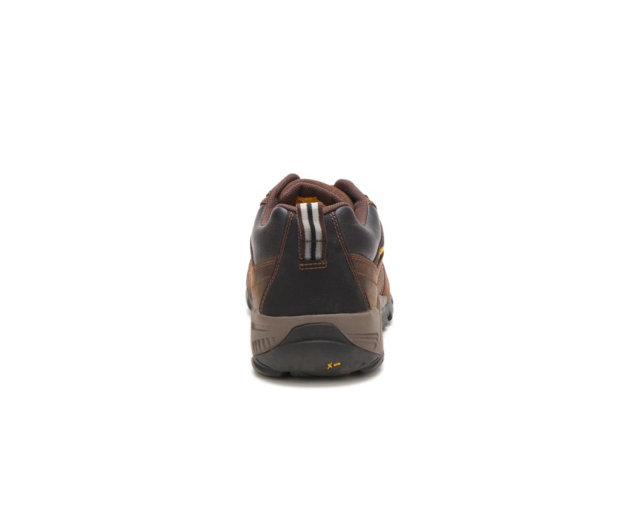 Caterpillar CAT Argon Composite Toe Men's Work Shoes Dark Brown | CAT-516RK