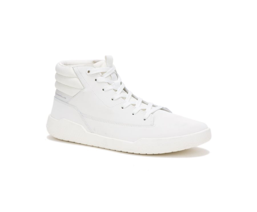 Caterpillar CAT CODE Hex Hi Men's Sneakers White | CAT-127EM