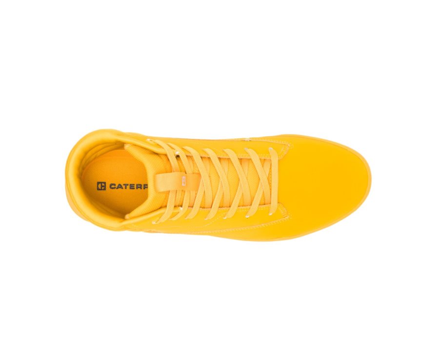 Caterpillar CAT CODE Hex Hi Men's Sneakers Yellow | CAT-713SL