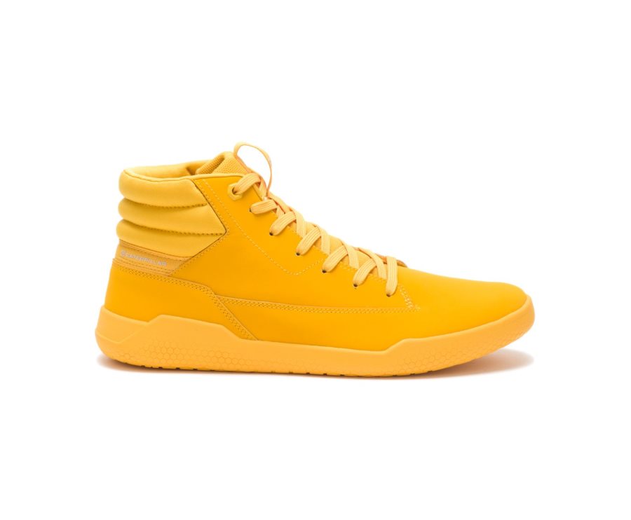 Caterpillar CAT CODE Hex Hi Men\'s Sneakers Yellow | CAT-713SL