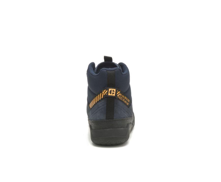 Caterpillar CAT CODE Hex Hi Utility Men's Sneakers Navy | CAT-724CM