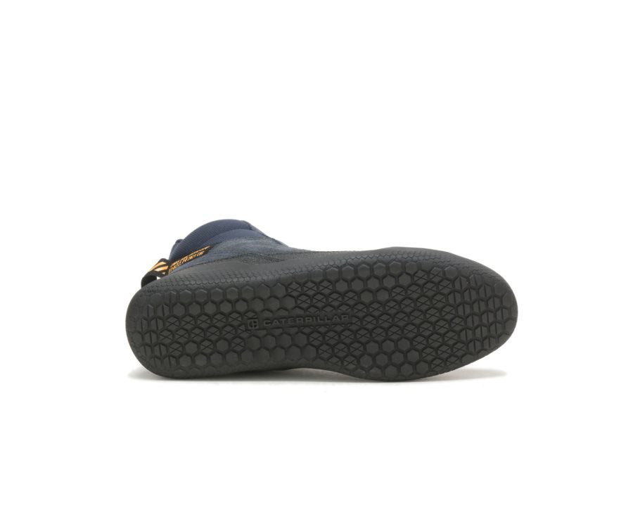 Caterpillar CAT CODE Hex Hi Utility Men's Sneakers Navy | CAT-724CM