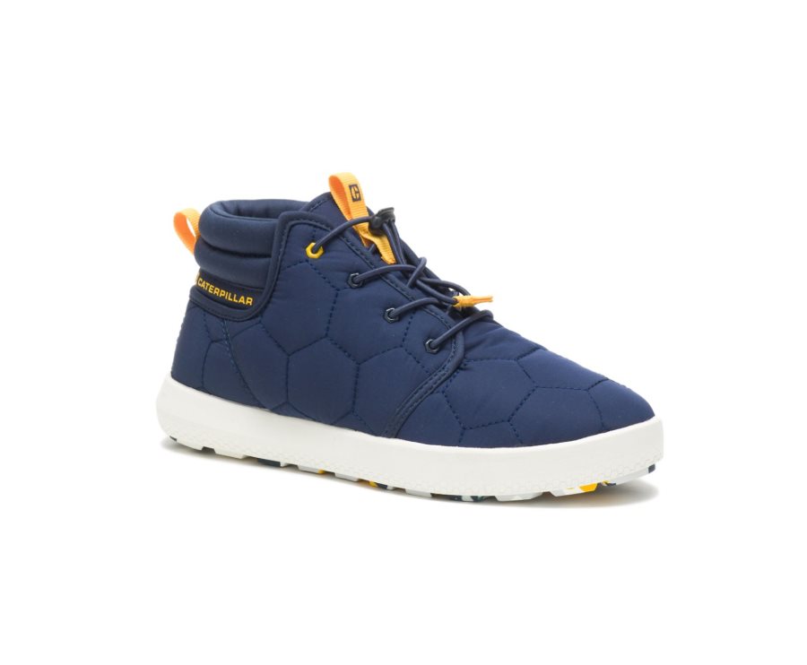 Caterpillar CAT CODE Scout Mid Men's Sneakers Blue | CAT-047AS