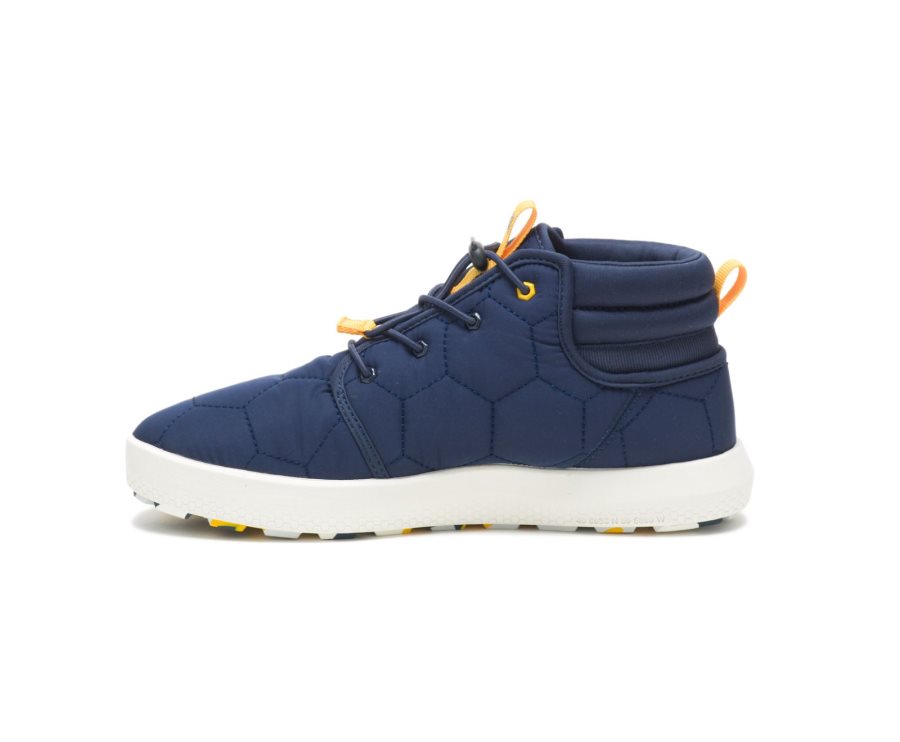 Caterpillar CAT CODE Scout Mid Women's Sneakers Blue | CAT-140TG