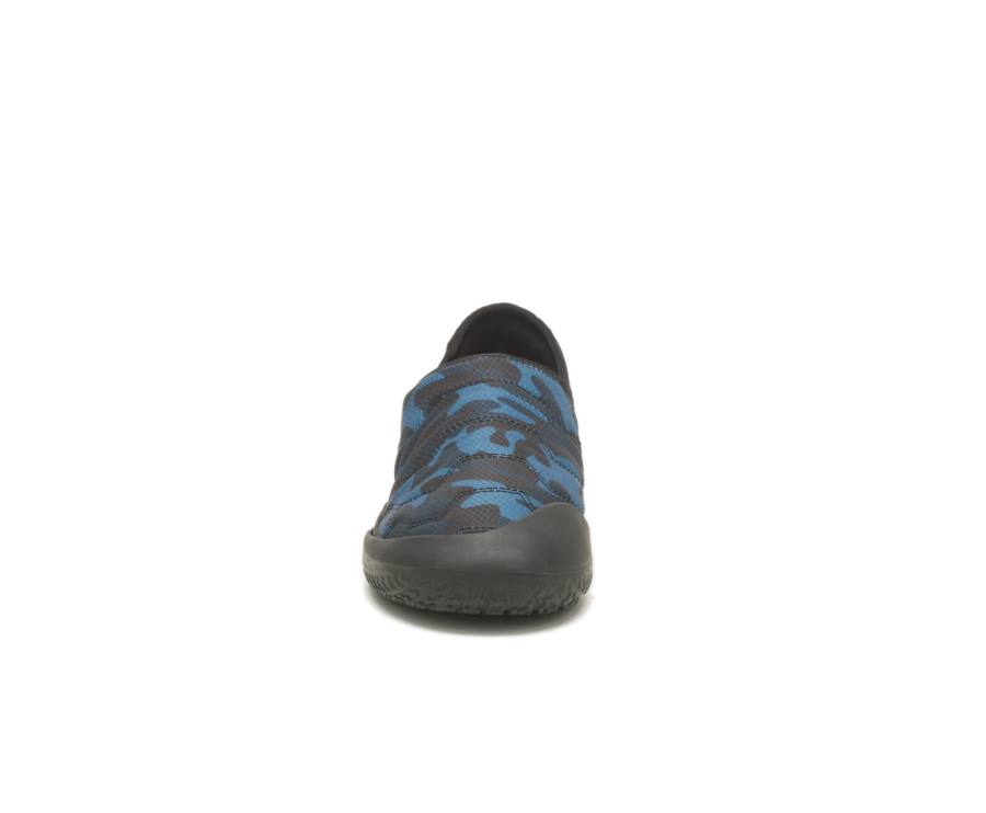 Caterpillar CAT Crossover Slip On Men's Casual Shoes Blue Camo | CAT-838KO