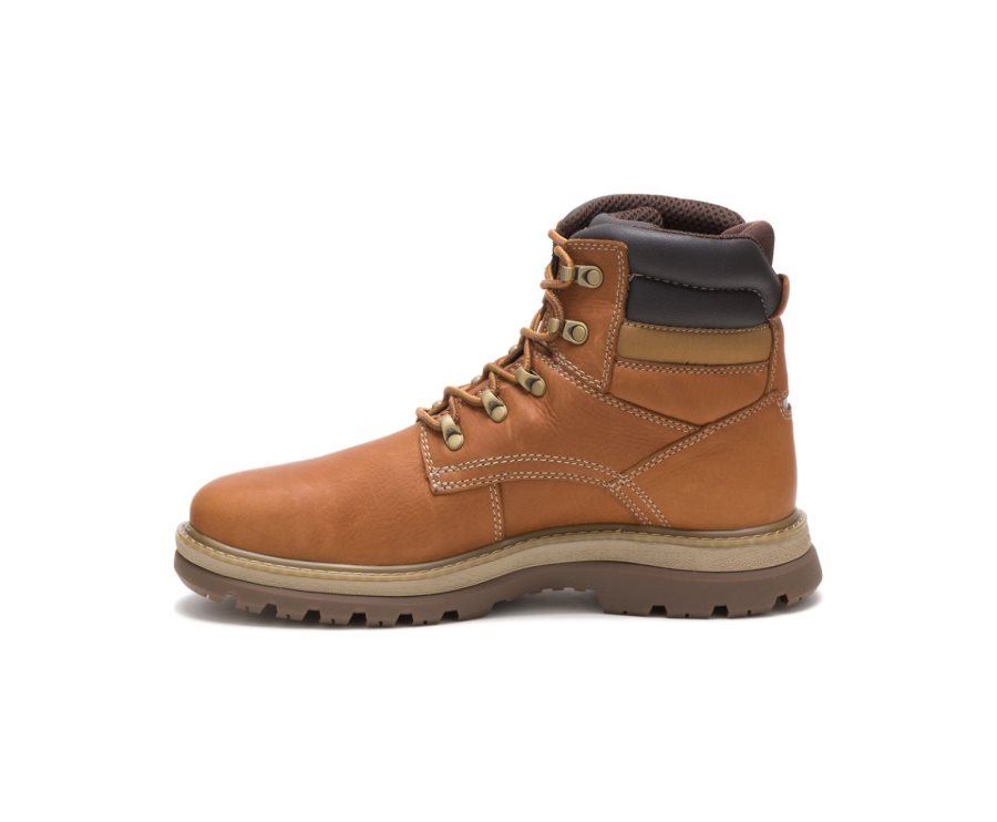 Caterpillar CAT Fairbanks Men's Work Boots Brown / Black | CAT-390RO