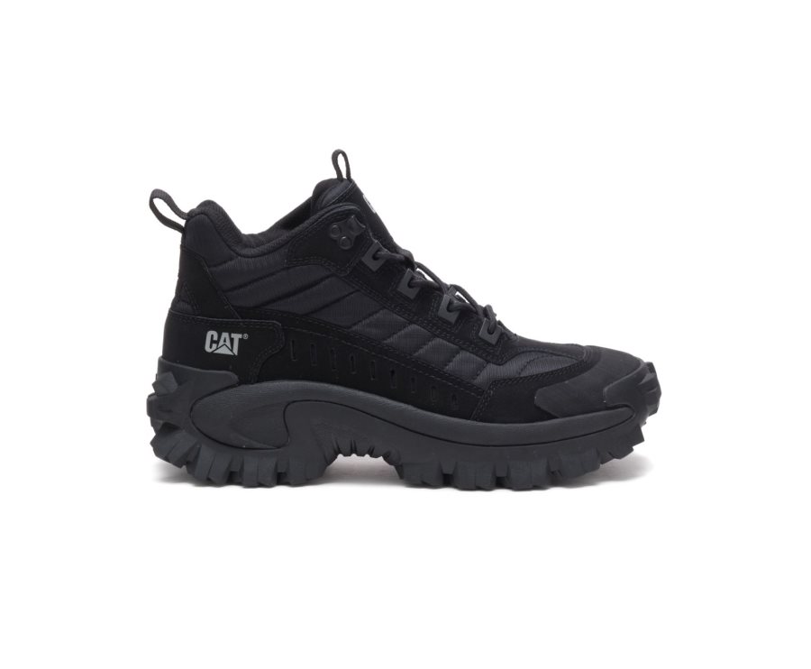 Caterpillar CAT Intruder Mid Men\'s Sneakers Black | CAT-109NO