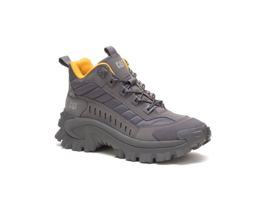 Caterpillar CAT Intruder Mid Men's Sneakers Grey | CAT-643UI