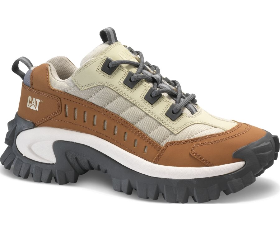 Caterpillar CAT Intruder Shoe Men's Casual Shoes Brown / Beige | CAT-183YQ