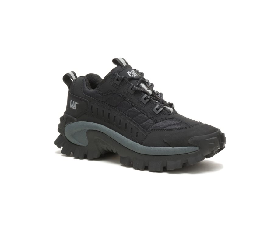 Caterpillar CAT Intruder Shoe Men's Casual Shoes Black / Dark Grey | CAT-395QH