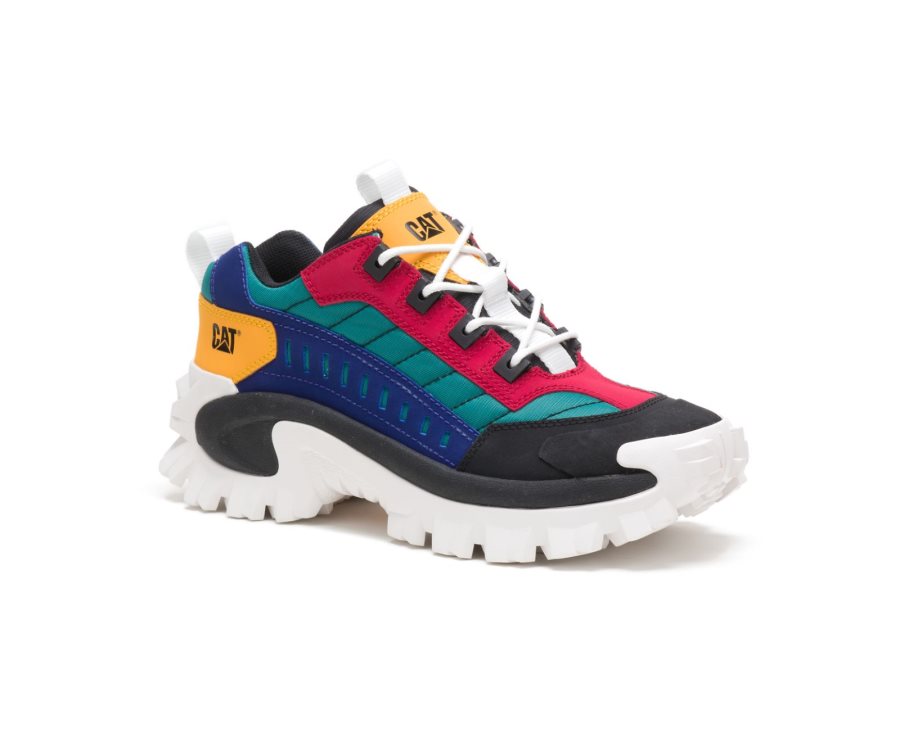 Caterpillar CAT Intruder Shoe Women's Casual Shoes Black / Multicolor | CAT-504TE