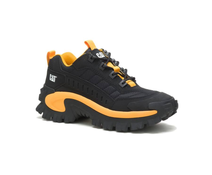 Caterpillar CAT Intruder Shoe Women's Casual Shoes Black / Yellow | CAT-758KO