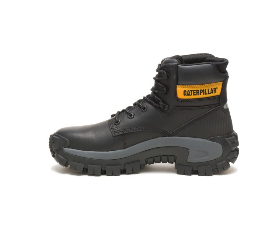 Caterpillar CAT Invader Hi Steel Toe Men's Work Boots Black | CAT-856QU