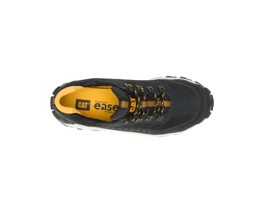 Caterpillar CAT Invader Steel Toe Men's Work Shoes Black / Brown | CAT-072LN