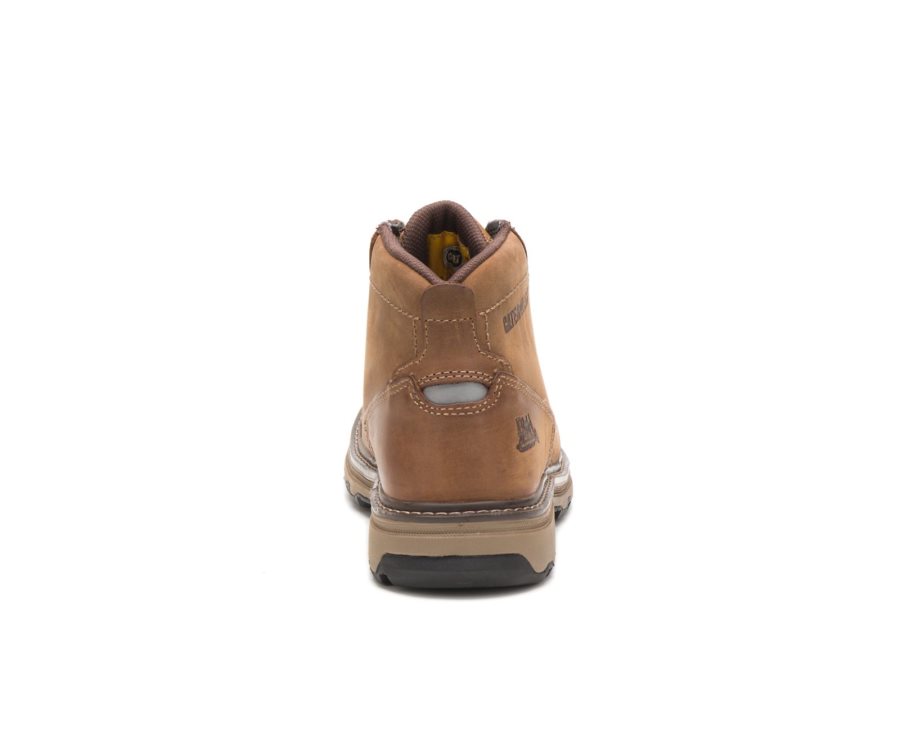 Caterpillar CAT Parker Men's Work Boots Dark Beige | CAT-870EO