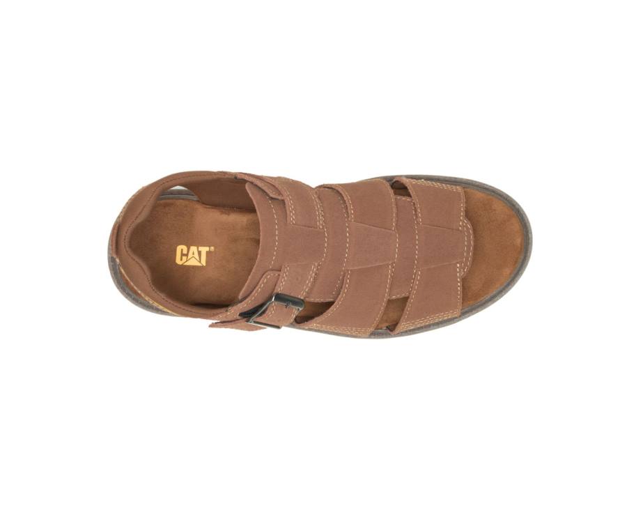 Caterpillar CAT Rigor Men's Sandals Brown | CAT-834KO