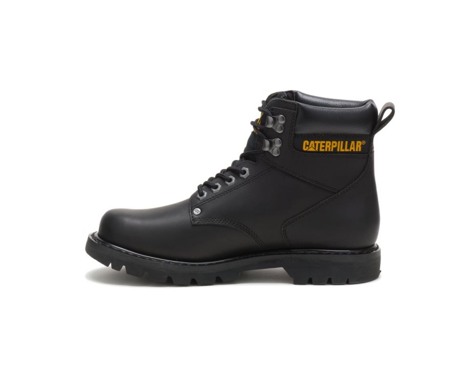 Caterpillar CAT Second Shift Men's Work Boots Black | CAT-532BI