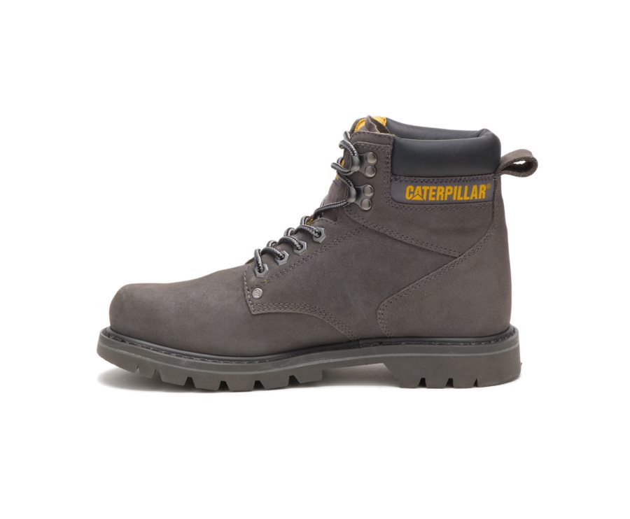 Caterpillar CAT Second Shift Men's Work Boots Grey | CAT-941SN