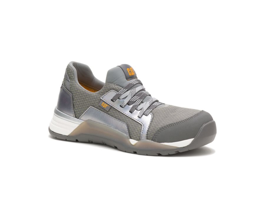 Caterpillar CAT Sprint Textile Alloy Toe Women's Sneakers Grey | CAT-865VI