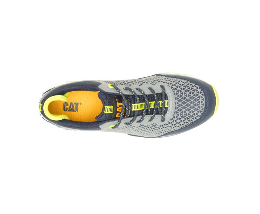 Caterpillar CAT Streamline 2.0 Composite Toe Men's Work Shoes Navy / Yellow | CAT-809KO