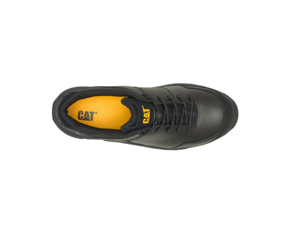 Caterpillar CAT Streamline 2.0 Leather Composite Toe Men's Work Shoes Black | CAT-814KO