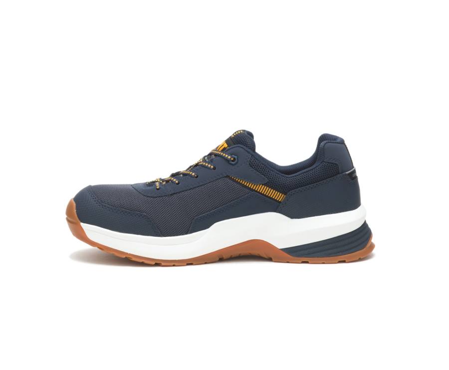 Caterpillar CAT Streamline 2.0 Mesh Composite Toe Men's Work Shoes Navy | CAT-816KO