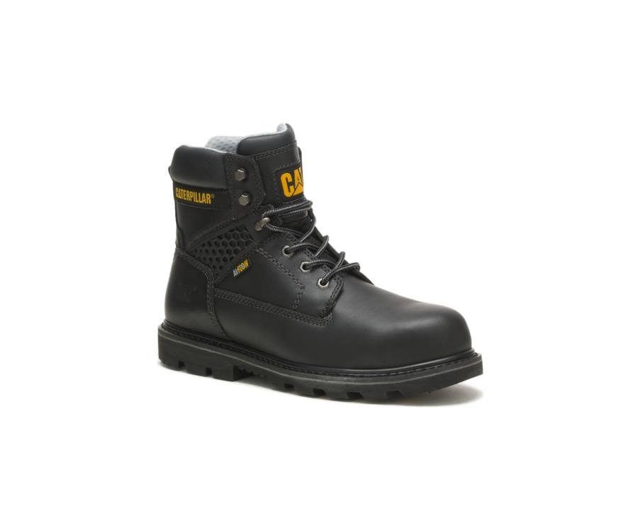 Caterpillar CAT Structure Cool Composite Toe Men's Work Boots Black | CAT-786KO