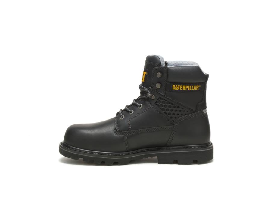 Caterpillar CAT Structure Cool Composite Toe Men's Work Boots Black | CAT-786KO