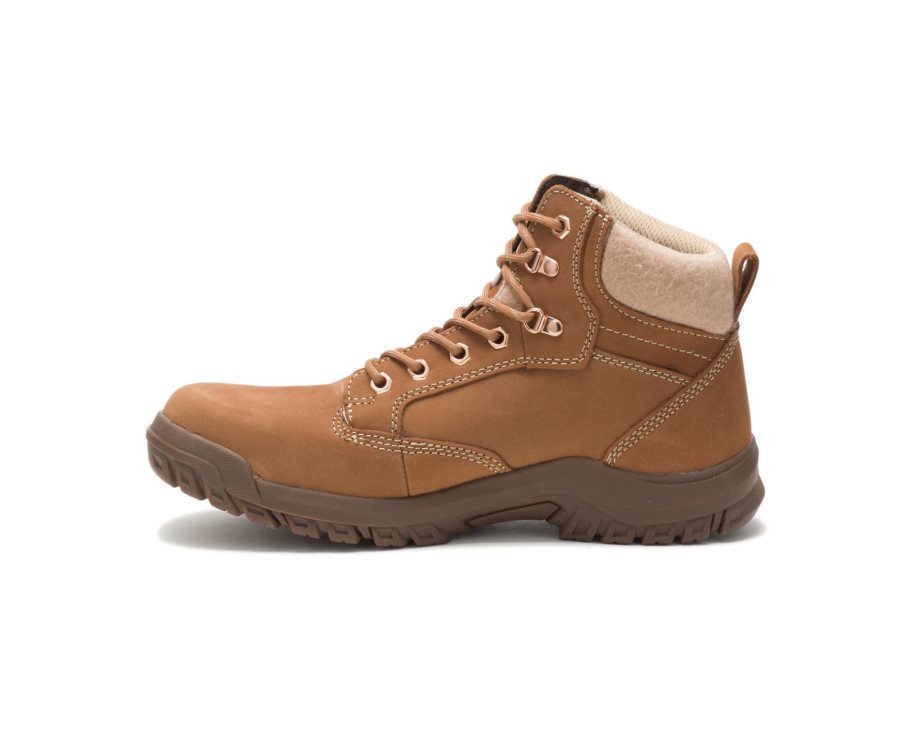 Caterpillar CAT Tess Steel Toe Women's Work Boots Brown | CAT-842LD