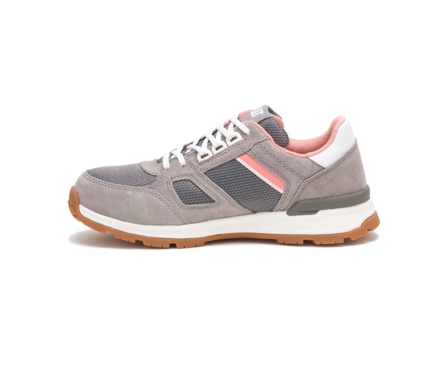 Caterpillar CAT Woodward Steel Toe Women's Sneakers Skin / Grey | CAT-234GR